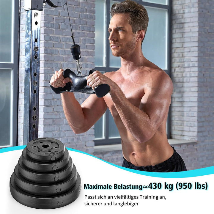 HXD-ERGO LAT Pulldown Stange für Kabelmaschine Einhandgriff Doppel D Griff T-Stange V-Bar-Kabelbefes