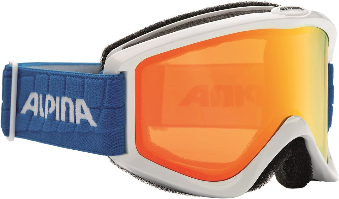 Alpina Unisex – Erwachsene Smash 2.0 Skibrille Blau, Blau