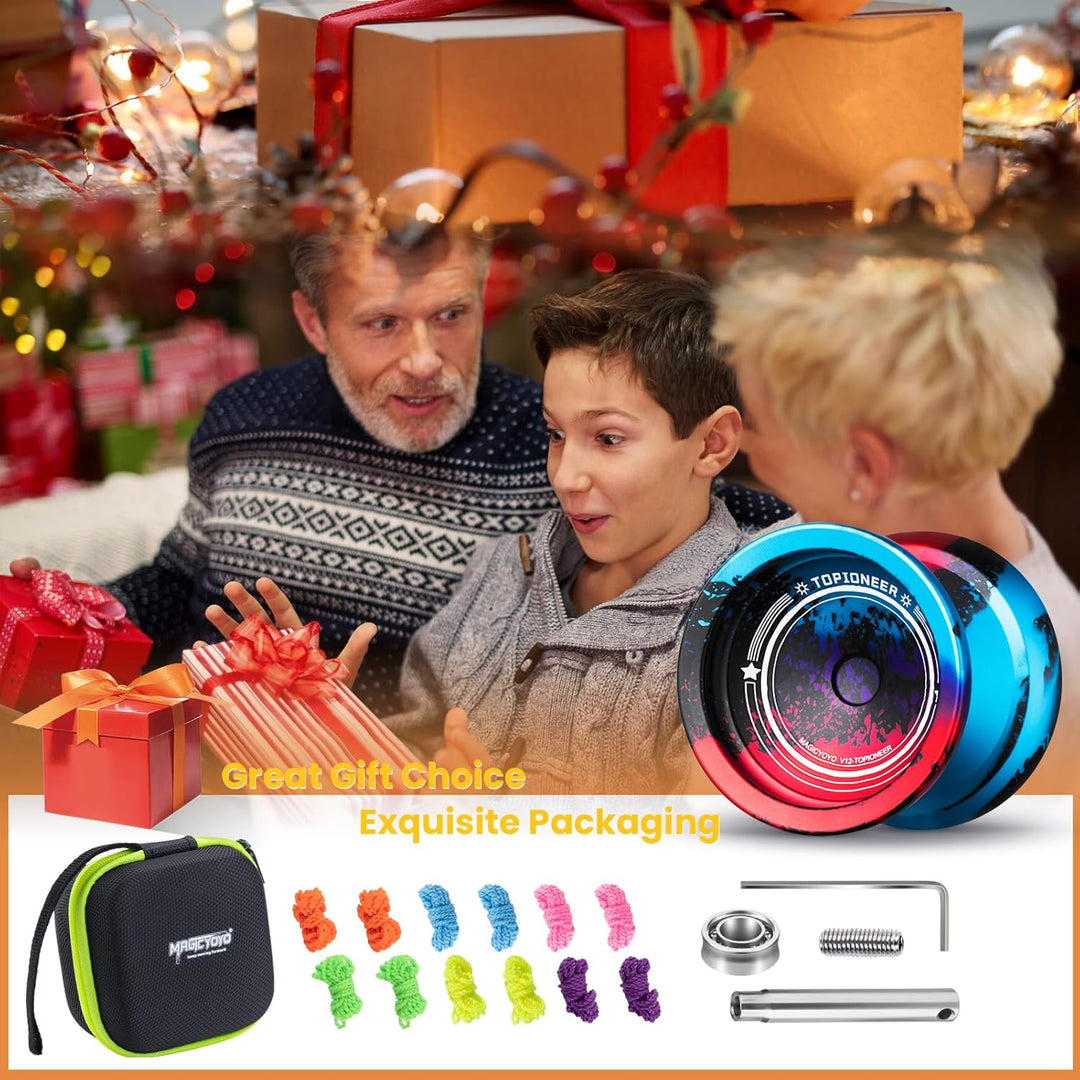 MAGICYOYO JoJo V12 Finger Spin Yoyo Responsive Yoyo für Kinder von 8 Jahren oder älter, Profi Jo Jo