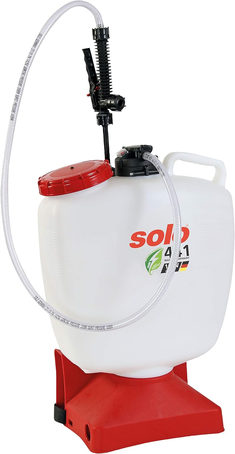 SOLO 441 Akku Rückenspritze - Drucksprüher Made in Germany, Weiss Single, Single