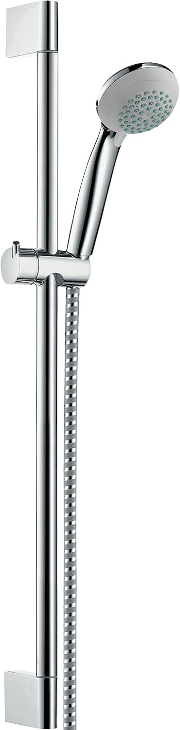 hansgrohe Crometta 85 Duschset 0,65m, 2 Strahlarten, Chrom 2 Strahlarten ohne Seifenschale 0,65m Set
