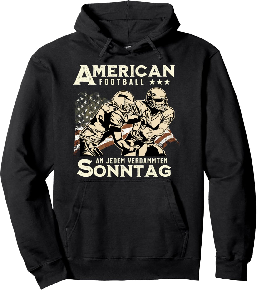 An jedem Verdammten Sonntag v36 Herren American Football Pullover Hoodie