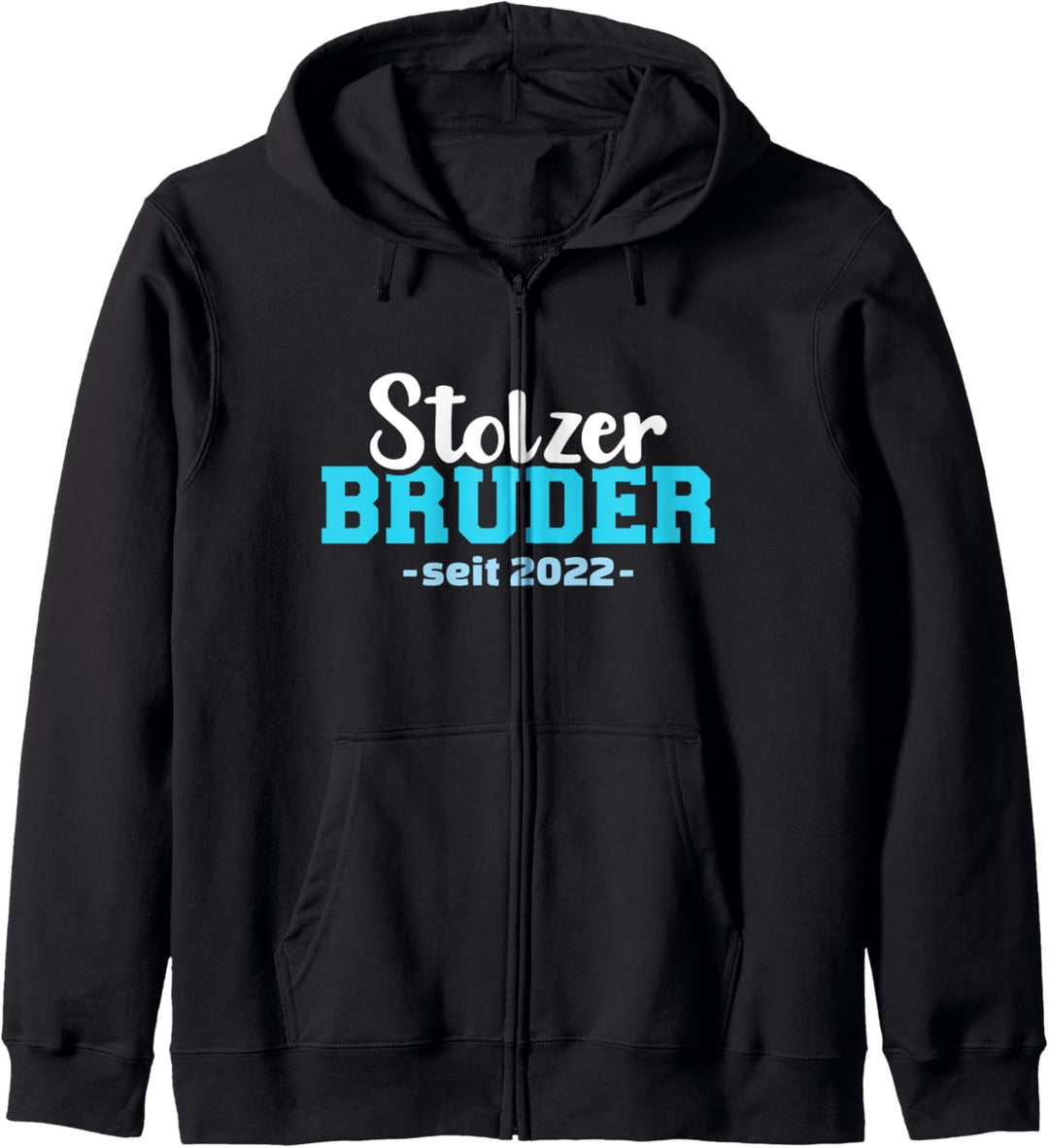 Stolzer Bruder seit 2022 Schwangerschaft verkünden Kapuzenjacke