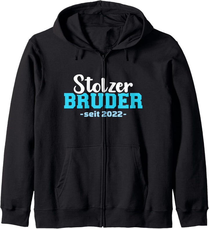 Stolzer Bruder seit 2022 Schwangerschaft verkünden Kapuzenjacke
