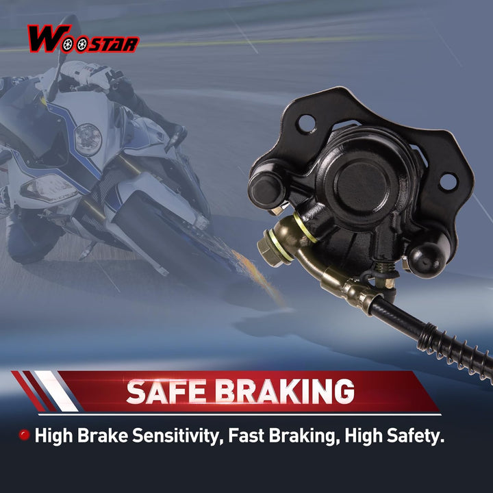 WOOSTAR Rückseite Hauptbremszylinder Bremssattel Ersatz für 50ccm 70ccm 90ccm 110ccm 125ccm Chinesis