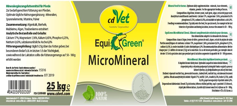 EquiGreen MicroMineral 25kg 25 kg (1er Pack), 25 kg (1er Pack)