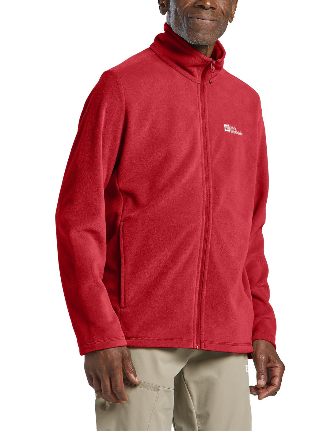 Jack Wolfskin Herren Taunus Fz M Fleece-Jacke, Adrenaline Red