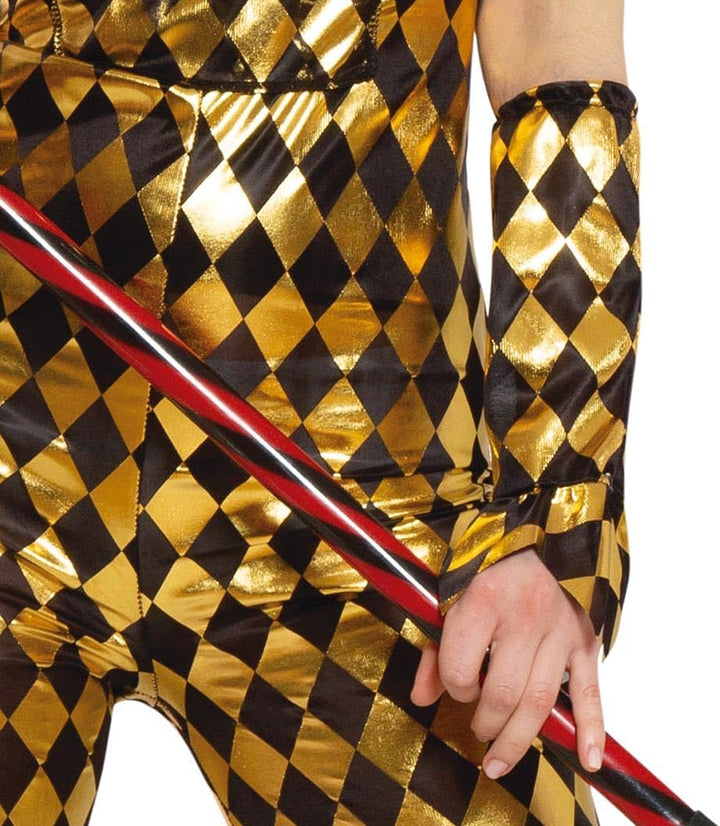 FIESTAS GUIRCA, S.L. Goldenes Harlekin-Kostüm für Damen, S