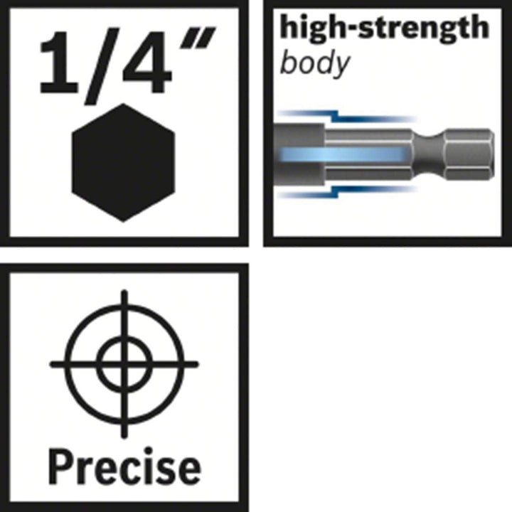 Bosch Professional 8tlg. Impact Control HSS Spiralbohrer Set (für Metall, Zubehör Schlagbohrmaschine