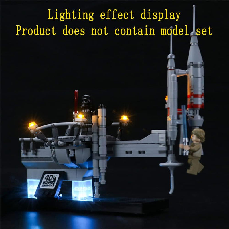 GEAMENT LED Licht-Set Kompatibel mit Lego Bespin Duel - Beleuchtungsset für Star Wars 75294 Baumodel