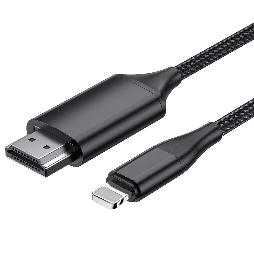 HDMI-Kabel für iPhone, HDMI-Konverterkabel 2,0 m, Phone/Pad/Pod auf TV, HDMI-Verbindungskabel, iOS 1