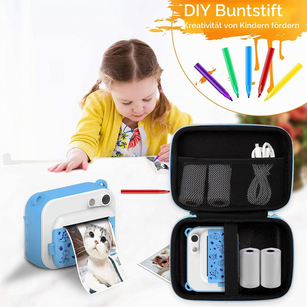 Leayjeen Kinderkamera Sofortbildkamera Tasche Schutzhülle kompatibel mit uleway/Hiievpu/NUOTUN/GREEN