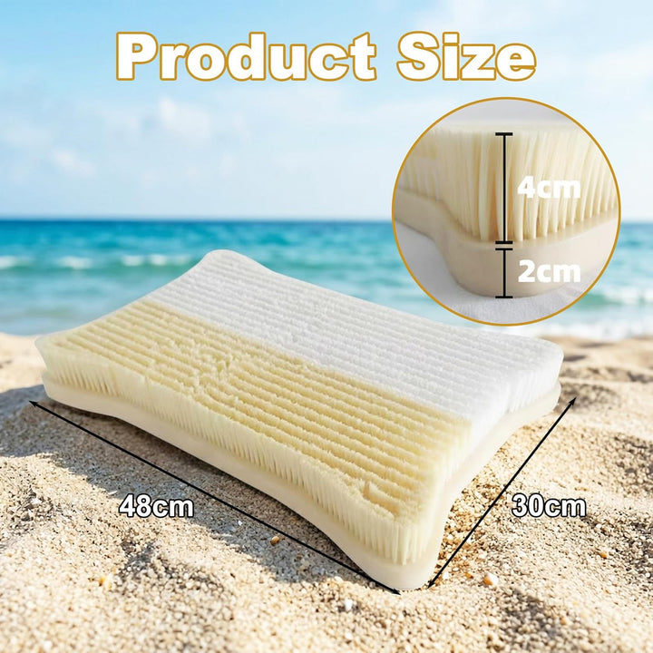 48x30cm Golf-Bunker-Matte, Golf-Bunker-Übungsmatte mit doppeltem Sandbunker, strapazierfähige Golf-S
