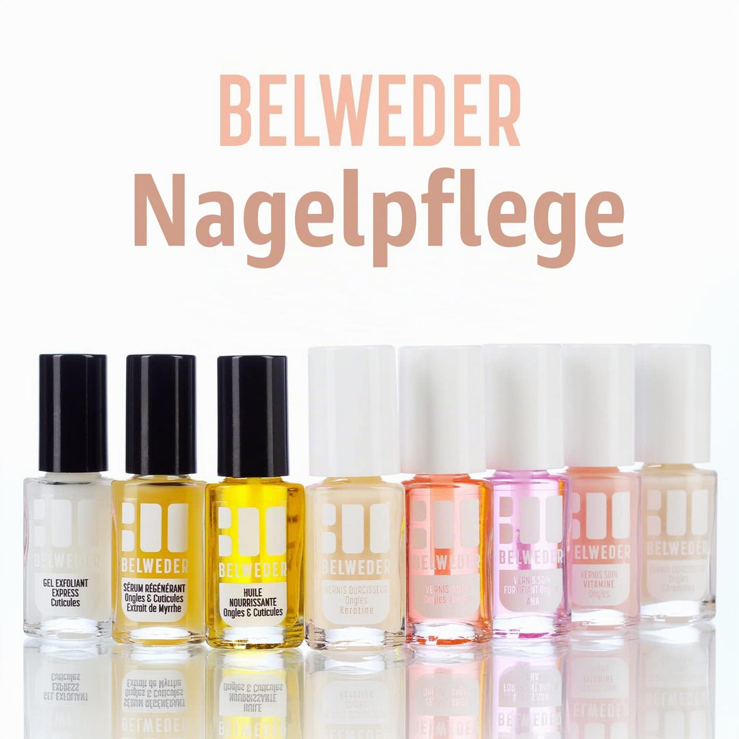 BELWEDER - Nagelpflege Nagellack mit Vitamin E 2 x 7,5ml - Nagelpflege für Geschwächte und Trockene