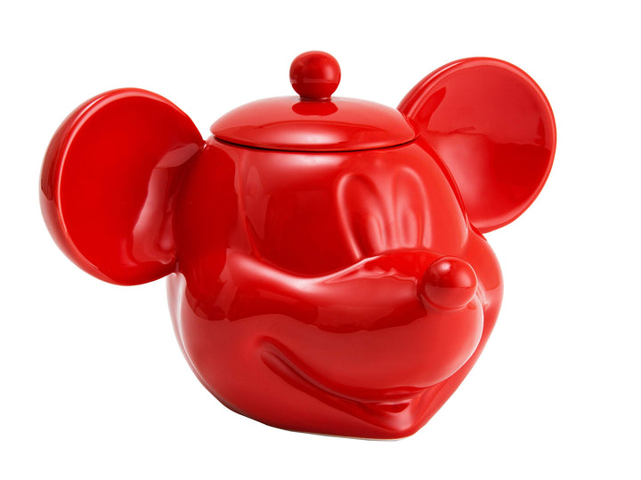 Joy Toy 62130 - Disney Mickey Mouse 3D Keramik Keksdose rot 25x17x20 cm in geschlossener Geschenkpac