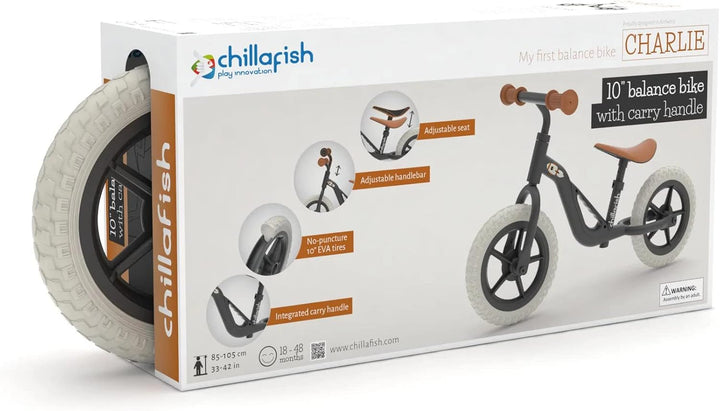 Chillafish Charlie Laufrad, Mit 10 Zoll oder 12 Zoll Reifen, mit Leuchträdern oder Anderen Accessoir