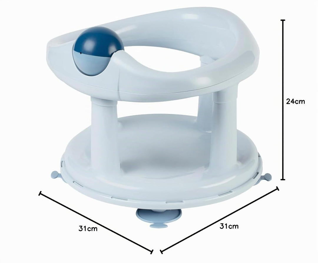 Bebeconfort Drehbarer Badewannensitz, Badewannensitz, Ergonomisch, 6 Monate bis 12 Monate, 0-10 kg,