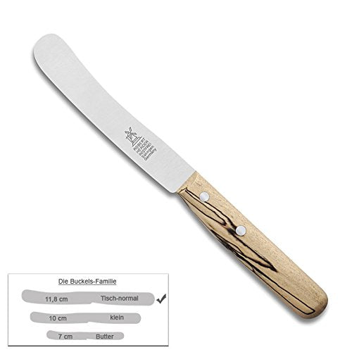 Windmühlenmesser Buckels Messer 11,8 cm Buche (Eisbuche)