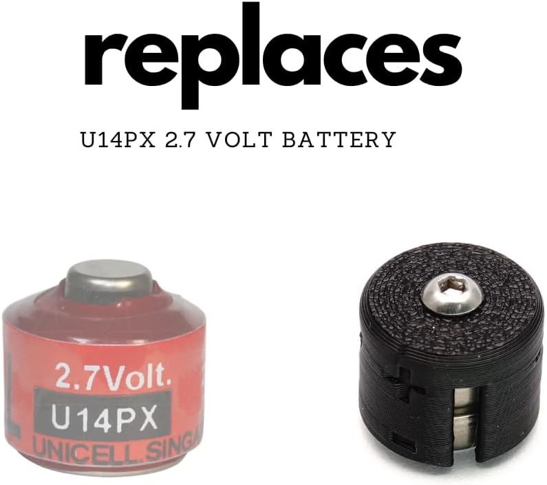 Batterieadapter als Ersatz für PX14, inkl. 6X 675 Zink-Luft Batterien (2.7V)