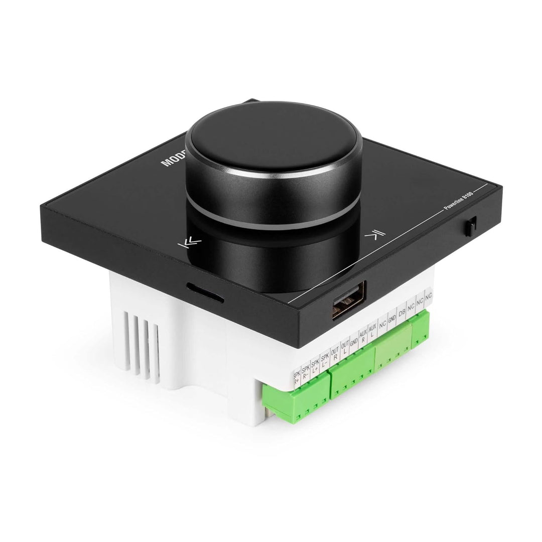 Power Dynamics Powerline B100B Einbau Wand Stereo Verstärker, Audio Verstärker Bluetooth Unterputz-E
