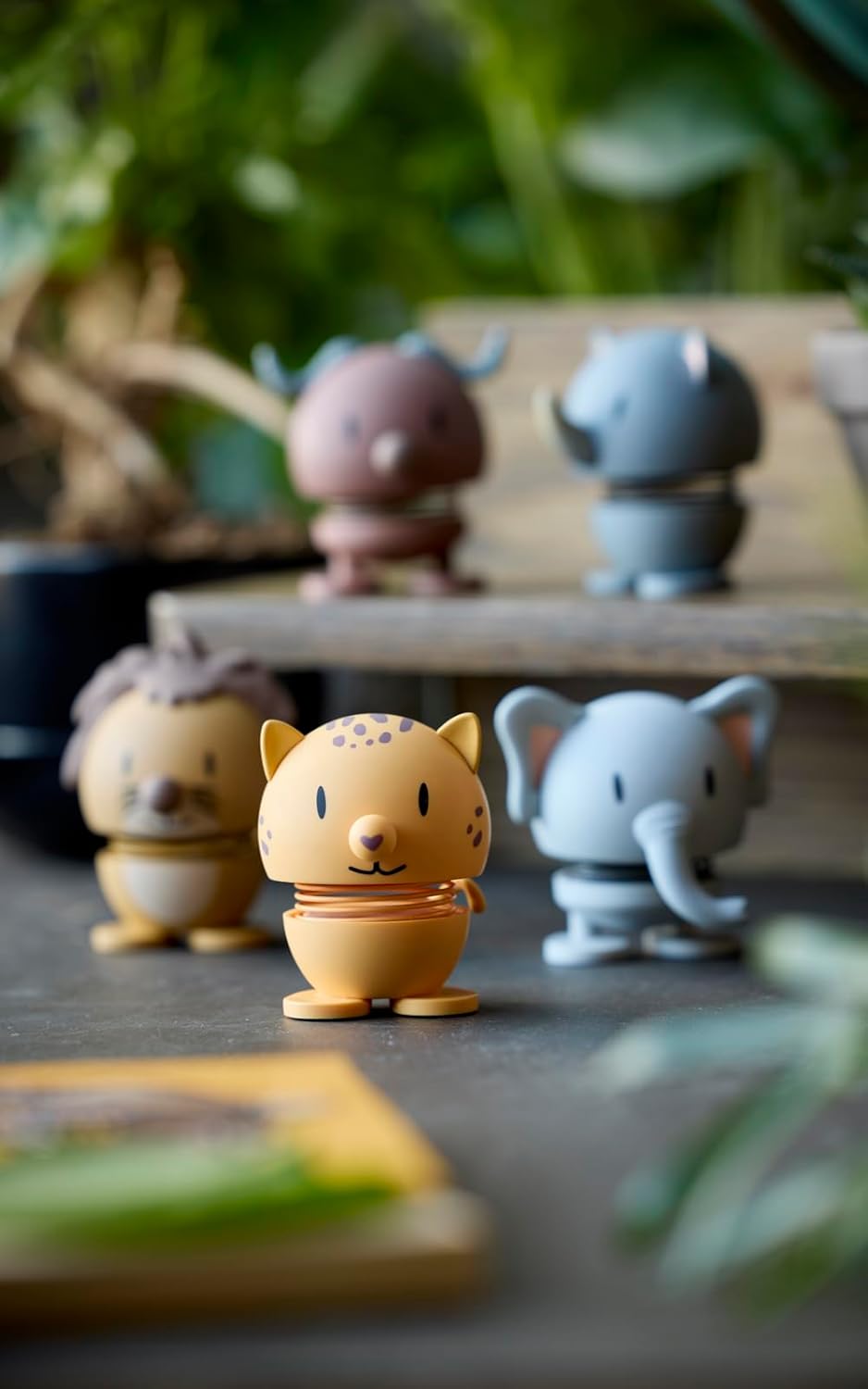 Hoptimist Soft Leopard, Wackelfigur Skandinavisch, Wohnzimmer & Schreibtisch Deko, Büro Gadget, Toll