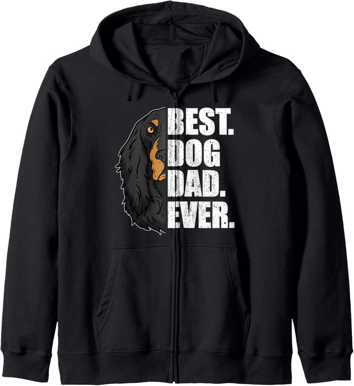 Best Dog Dad Ever Lustiges Vatertag Hund Gordon Setter Kapuzenjacke
