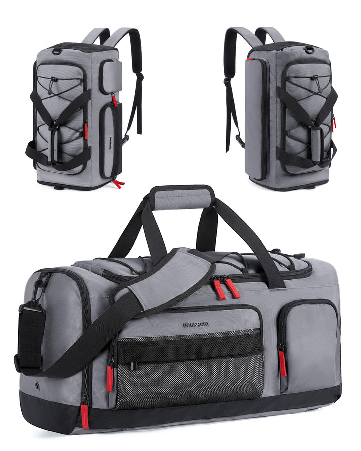 BAGSMART Sporttasche Damen und Herren, Sporttasche mit Schuhfach und Nassfach wasserdichte Gym Bag R