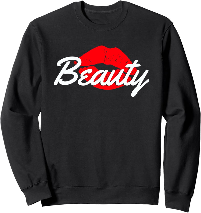 Beauty Lips Kisses Passende Paare – Beast Workout Gym Sweatshirt