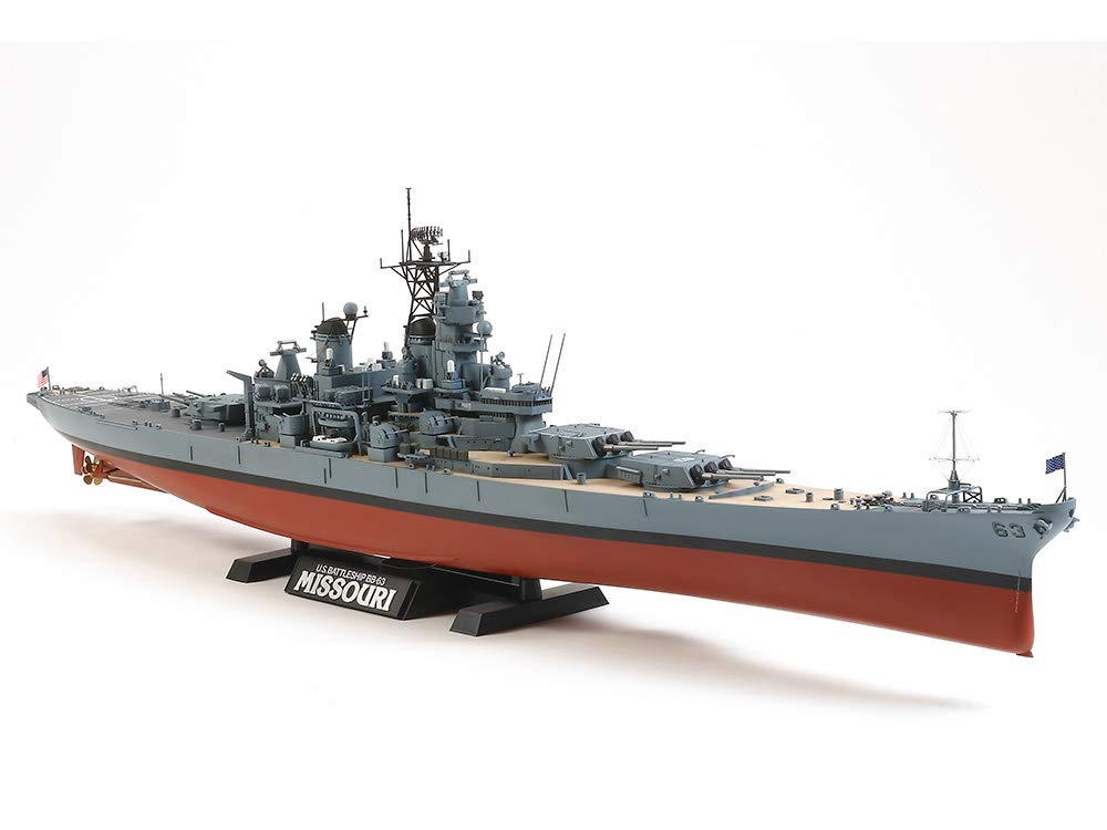 Tamiya 300078029-1:350 US Schlachtschiffs BB-63 Missouri ('91)