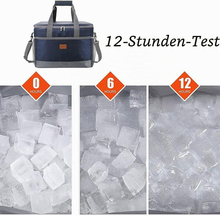 Grosse Faltbar Thermotasche, 36L Kühltasche, Lunchtasche, Picknicktasche, mit Verstellbaren Schulter