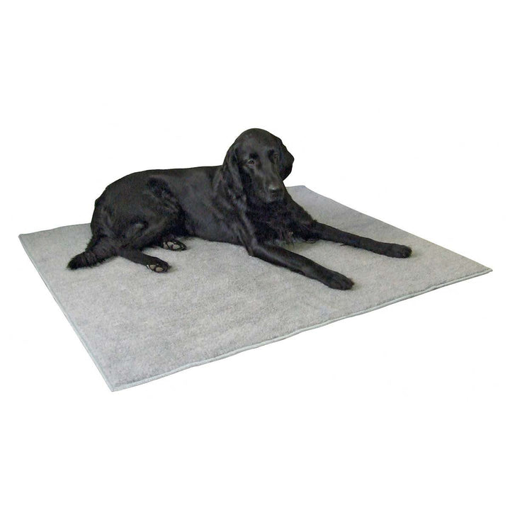 Kerbl Thermoteppich, 125 x 80 cm Anti-Rutsch, grau
