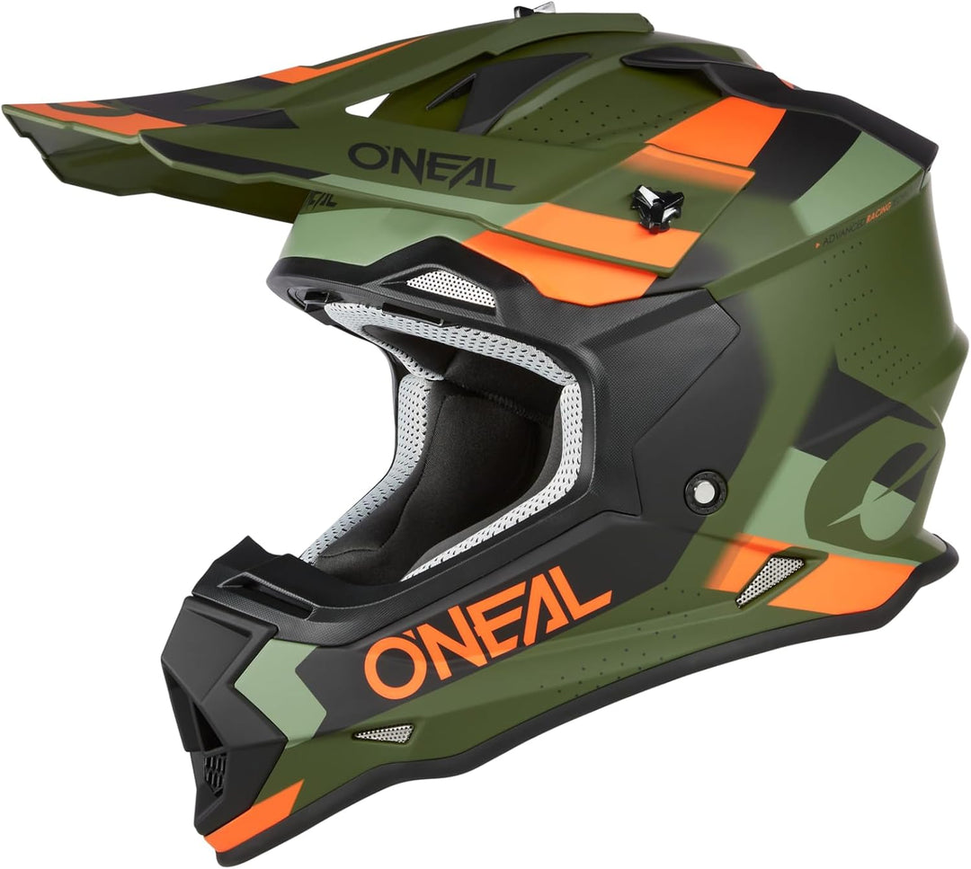 O'NEAL Unisex – Erwachsene 2srs Helmet Spyde V.23 Helm S Grün/Schwarz/Orange, S Grün/Schwarz/Orange