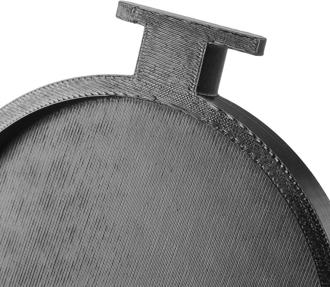 FUNSUEI 4 Stück Kunststoff Runde Pflanzenhalter Pflanzentabletts, Pflanzenring Ständer Set für Wand