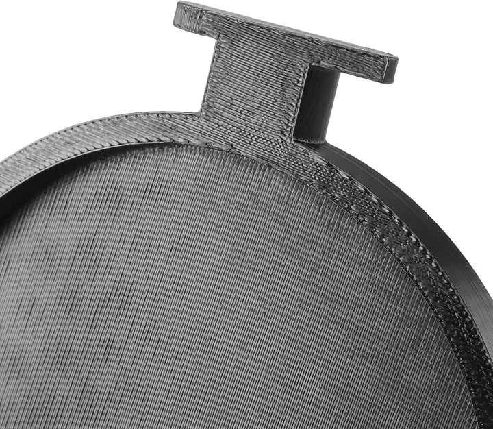 FUNSUEI 4 Stück Kunststoff Runde Pflanzenhalter Pflanzentabletts, Pflanzenring Ständer Set für Wand