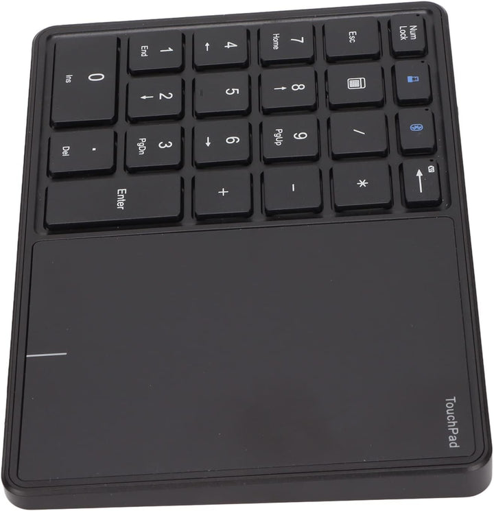 Kabelloser Ziffernblock, 2 in 1 22 Tasten 2,4 G Touchpad Bluetooth 4.2 Nummernblock, Typ C Aufladung