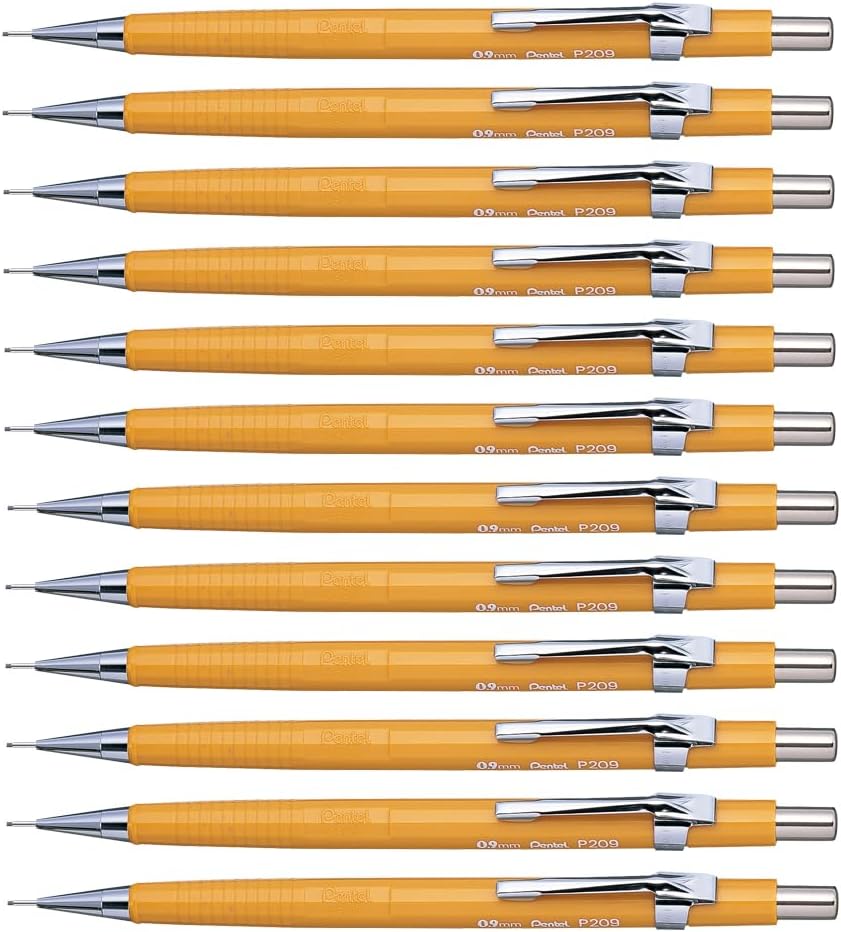 Pentel P200 Druckbleistift/P209-G-HB 0,9mm Gehäuse: gelb, 1 Stk