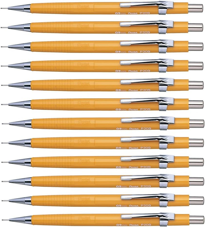 Pentel P200 Druckbleistift/P209-G-HB 0,9mm Gehäuse: gelb, 1 Stk