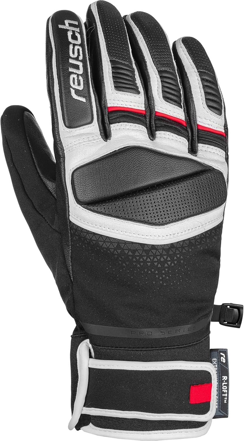 Reusch Herren Mastery Handschuhe 7.5 7745 Black/White/Fire Red, 7.5 7745 Black/White/Fire Red