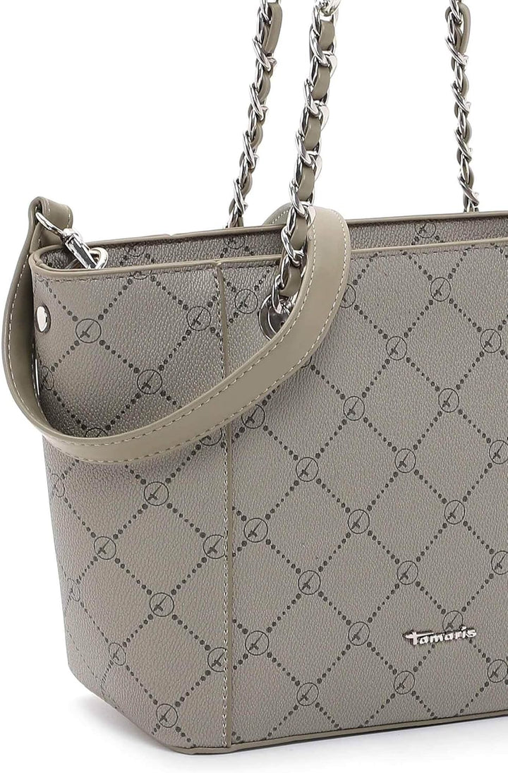 Tamaris Shopper Anastasia Summer 32103 Damen Handtaschen Print Einheitsgrösse Khaki, Einheitsgrösse