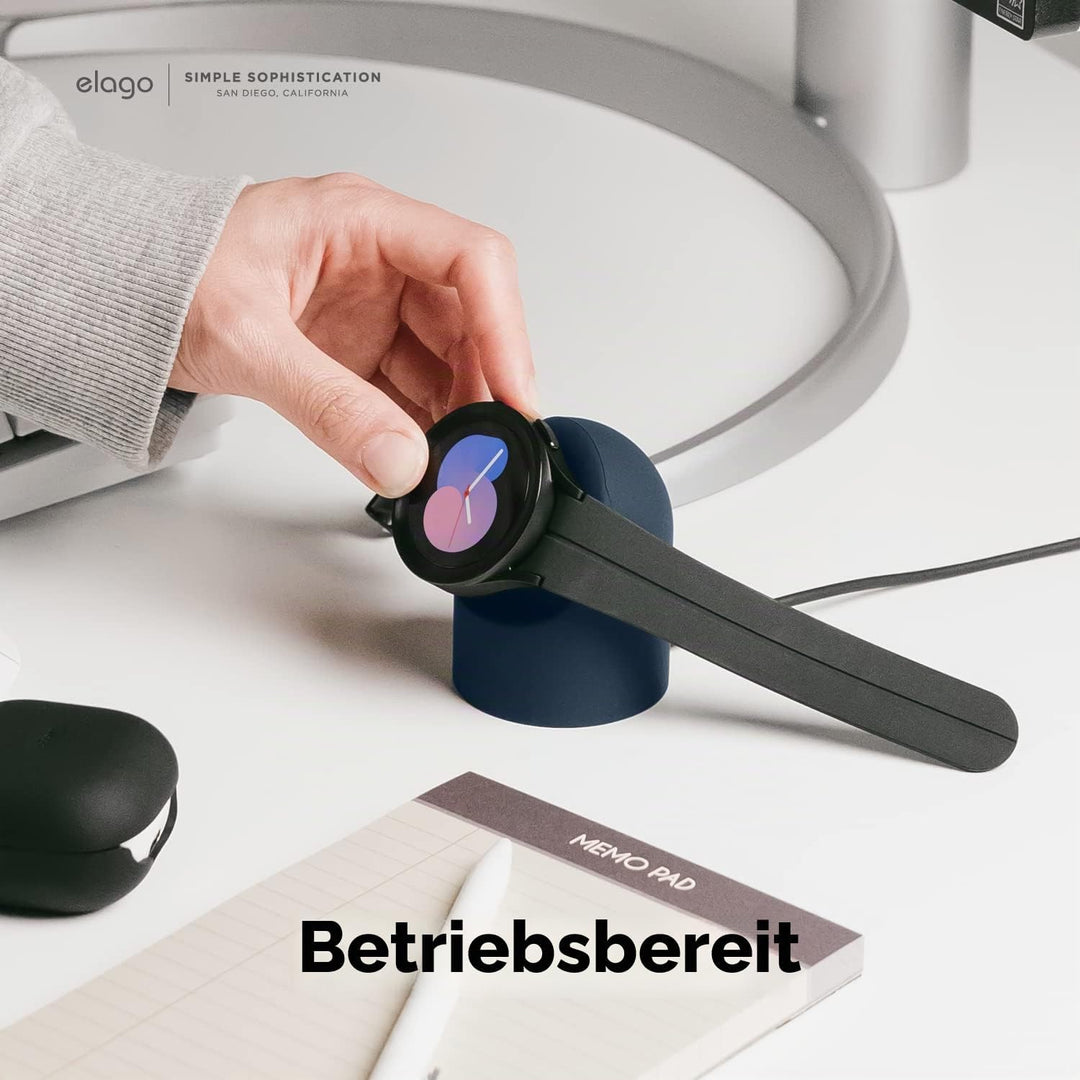 elago Ladestation für Samsung Galaxy Watch 8/8 Classic/7/Ultra/6/6 Classic/5/5 Pro [40/43/44/45/47mm