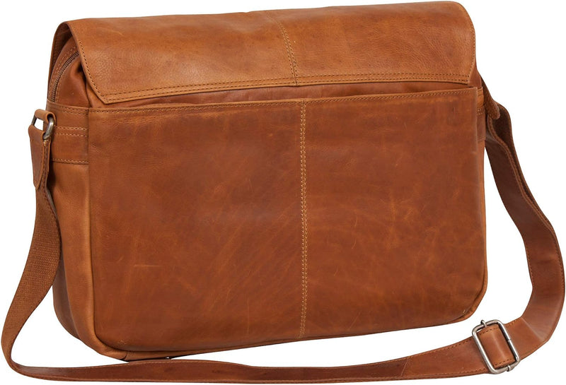 The Chesterfield Brand Wax Pull Up Richard Messenger Leder 40 cm Laptopfach