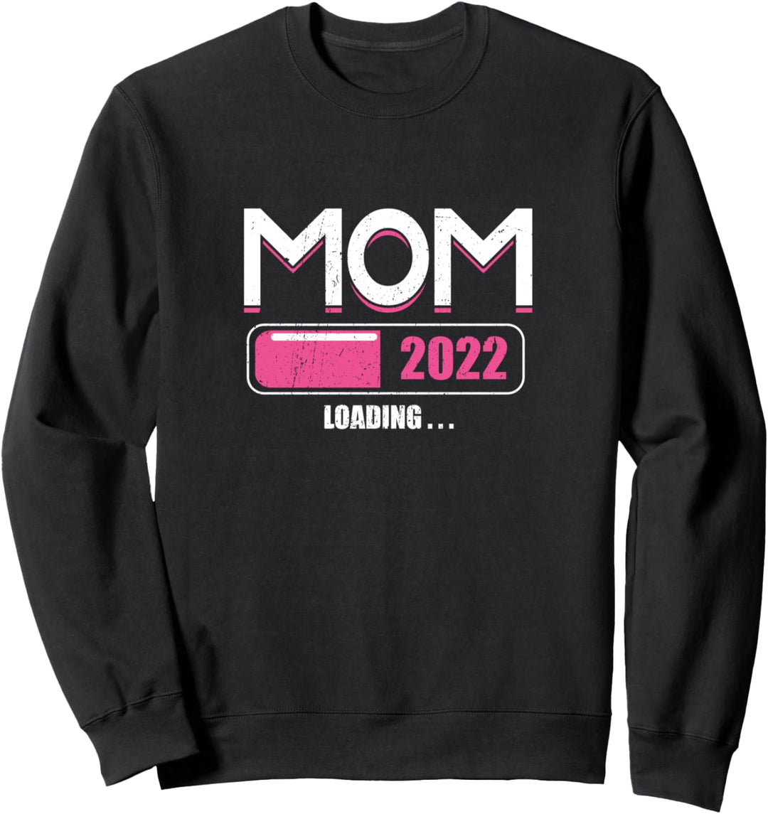 Mama Werden 2022 Loading Eltern Geschenk Mutter Werden Sweatshirt