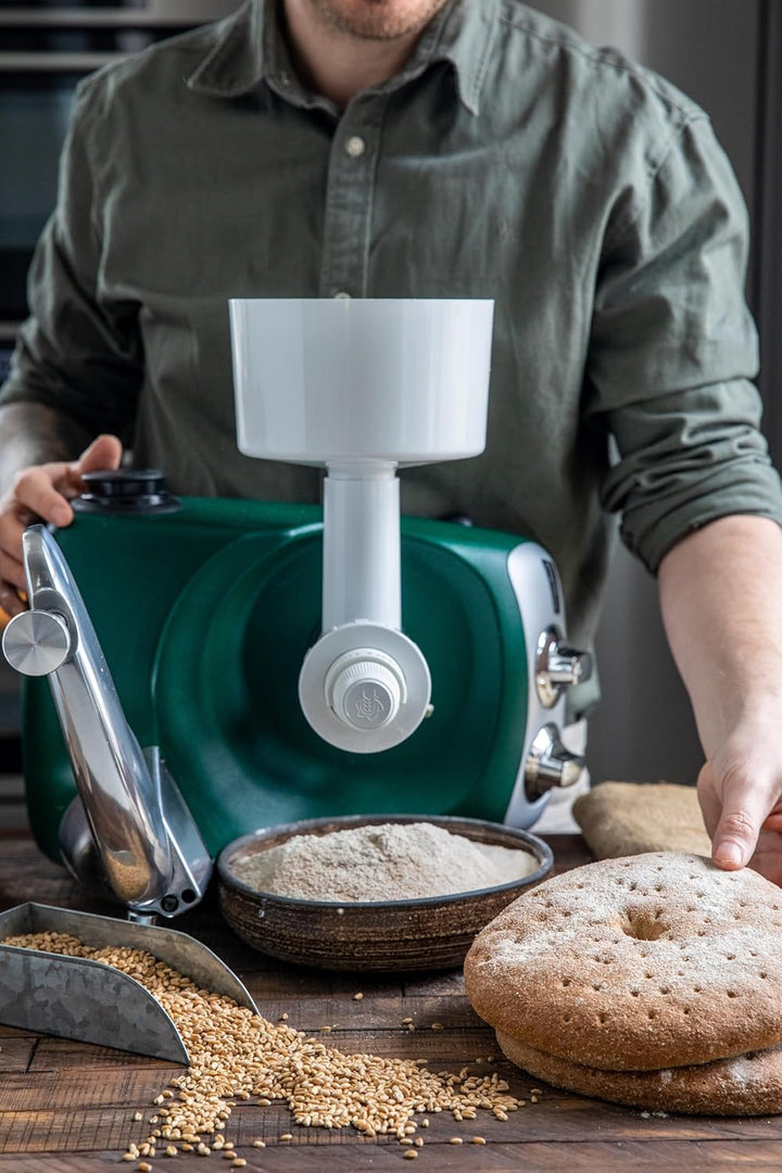 Ankarsrum Getreide- und Kaffeemühle - Vielseitiges Küchengerät für frisch gemahlenes Getreide und ar