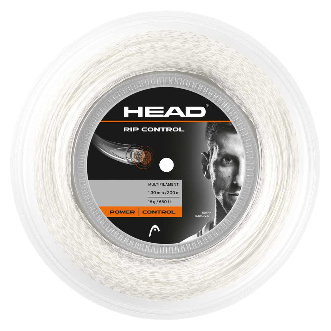 HEAD Unisex-Erwachsene RIP Control Rolle Tennis-Saite, White, 17