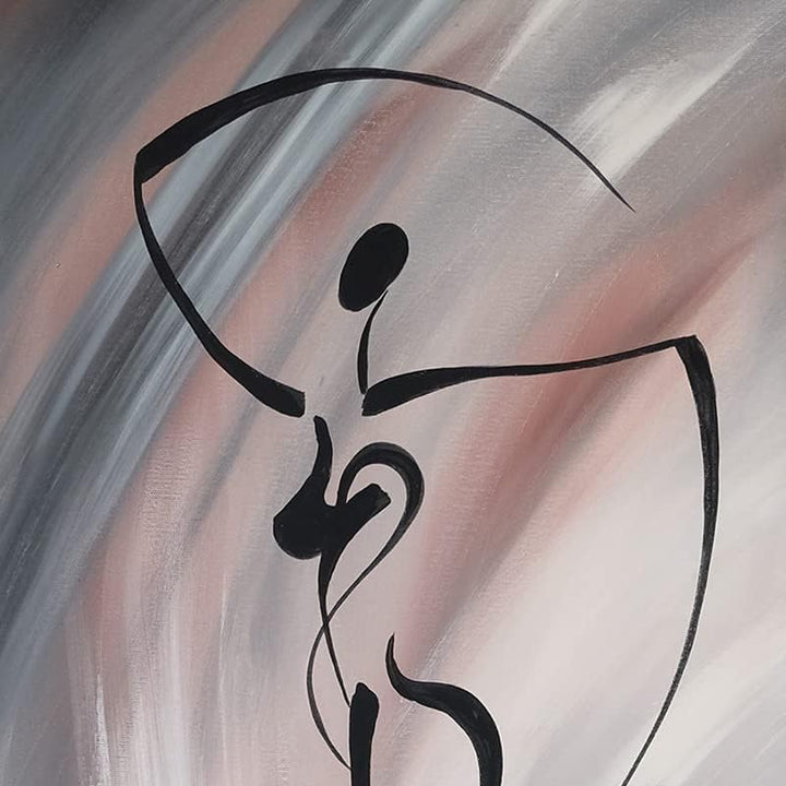 Monica Mirafiori I 100% HANDGEMALT I Gemälde Emotionen und Bewegung I 90x90cm | Gemälde Handgemalt |