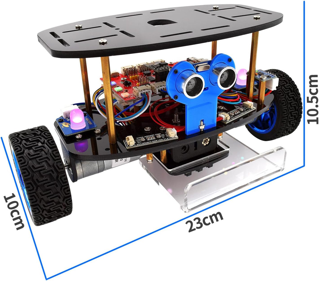 Adeept Self-Balancing Robot Car Kit(Compatible with Arduino DIE), STEM Projects Kit, Robotics & Engi