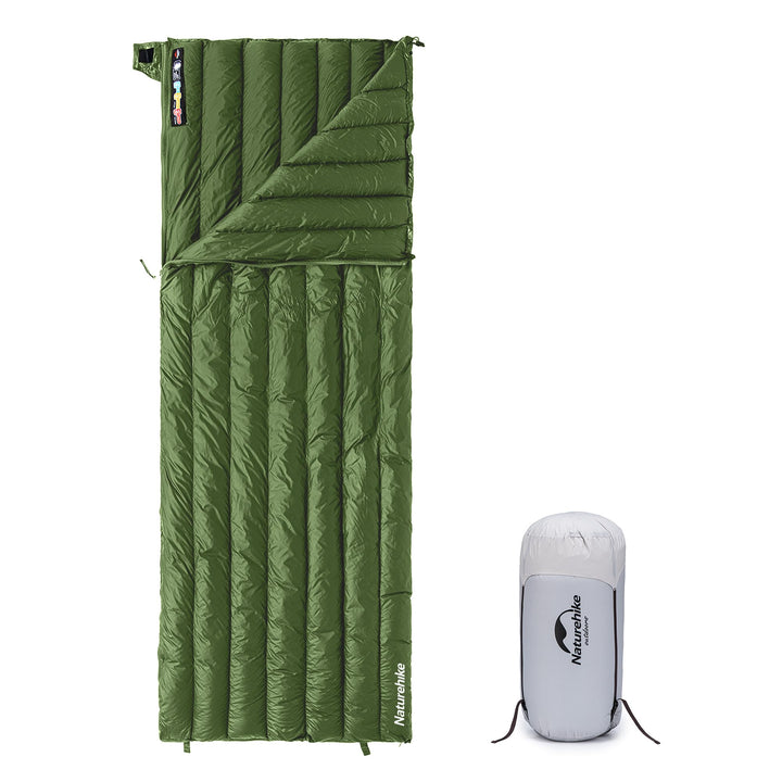 Naturehike Ultraleichter Umschlagschlafsack für Erwachsene, 3-4 Jahreszeiten, wasserdichter Schlafsa