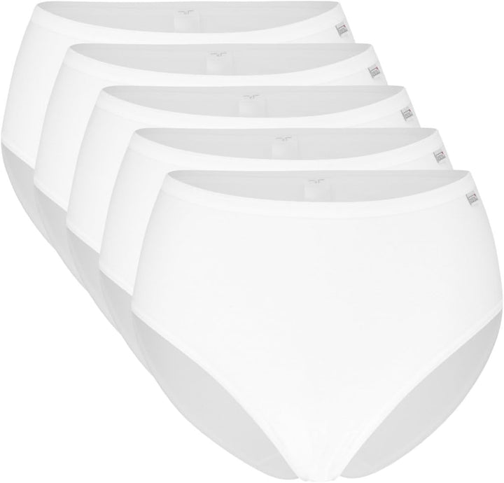 Speidel 5er Pack Hüftslip Schlüpfer Unterhose Damen in weiss & schwarz Grössen 38-46 42 Weiss, 42 We