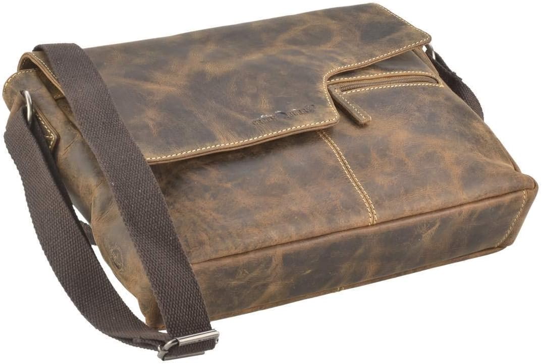 Greenburry Vintage Original Umhängetasche Leder 32 cm