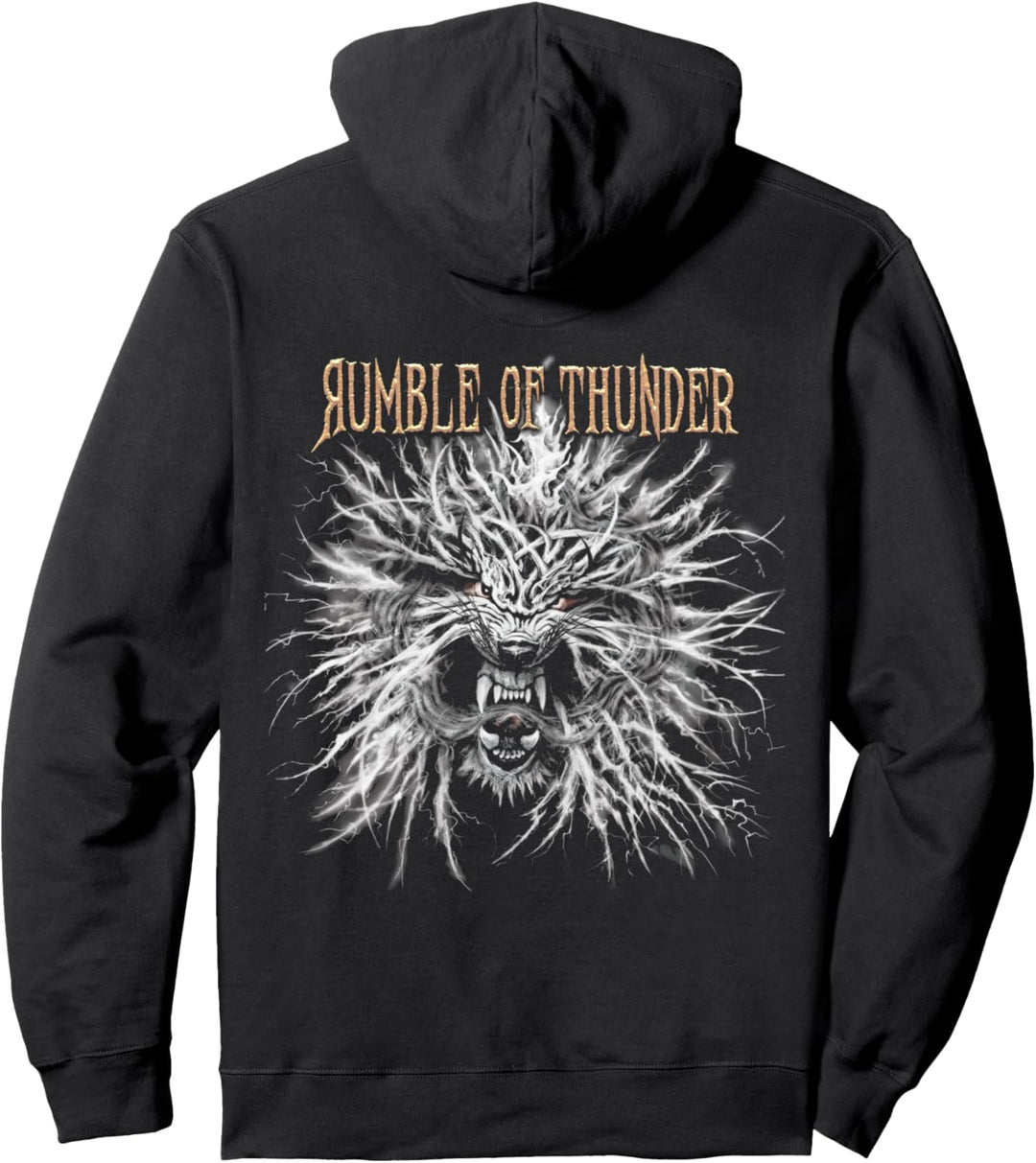 The Hu - Logos Rumble Of Thunder Front Back Print Pullover Hoodie